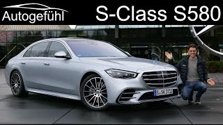 allnew Mercedes SClass AMG Line S580 V8 FULL REVIEW driving the 2021 V223 W223 SKlasse [upl. by Adelia]