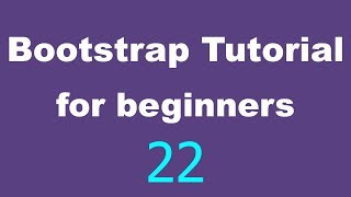 Bootstrap Tutorial for Beginners  22  Collapse navbar [upl. by Ynohtnaluap]