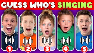 Guess The SONG Ninja Kidz TV 🎶 Prince Family Kinigra Deon FamousTubeFamily [upl. by Idnor]