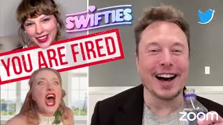 Elon Musk fires SWIFTIES employees in twitter meeting DUB [upl. by Octavla181]