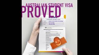 🎉 Congratulations to Druvitha on receiving your AUSTRALIAN Student Visa 🎓 [upl. by Rosina]