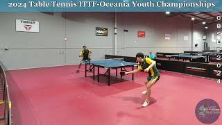 Aditya AUS vs Won AUS 🏓 Final Top Points 🏓 2024 Table Tennis ITTF Oceania Youth Championships [upl. by Elmer]