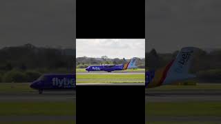 🇬🇧 bee flybe atr atr72 man plane planespotting aviation avgeek aviationlovers [upl. by Hugh]