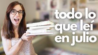 📚 RESUMEN de LECTURAS de julio 📚 grandes FAVORITOS y la PEOR LECTURA DEL AÑO 😢 I WRAP UP [upl. by Jdavie293]