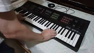 HOHNER PK250 MIDI SYNTHESIZER 1985 Test [upl. by Anirpas]