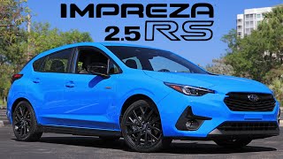 Unexpected Hot Hatch 2024 Subaru Impreza RS Hatchback Review [upl. by Aelram669]