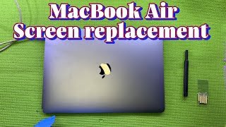 LCD Replacement for MacBook Air Retina A1932 MacBook rcelectronicsrepair repair apple tech [upl. by Atteoj119]