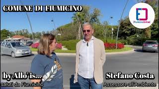 quotFiumicino in Fiorequot promessa mantenuta Intervista allAssessore Costa [upl. by Ahtel]