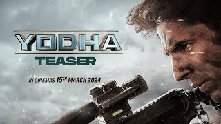 YODHA  OFFICIAL TEASER  Sidharth Malhotra  Raashii Khanna  Disha Patani  Sagar amp Pushkar [upl. by Aicinoid]