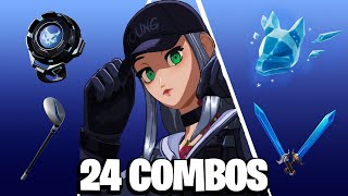 ✔️LOS 24 MEJORES COMBOS para la skin CHIGUSA PACK ANIME  COMBOS 40🔥  Fortnite Battle Royale [upl. by Chandal158]