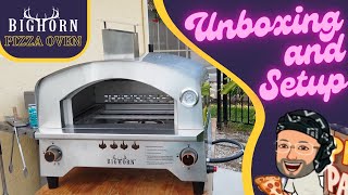 Big Horn Pizza Oven Initial Setup and Prep  Best LowMid Priced Pizza Oven [upl. by Zorana]