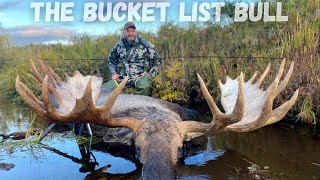 Once in a Lifetime Moose Hunt  Giant Bull Down [upl. by Hanover]