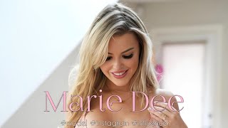 Marie Dee American Model Instagram Sensation amp YouTuber  A Showcase of Beauty amp Insights [upl. by Eelrac]