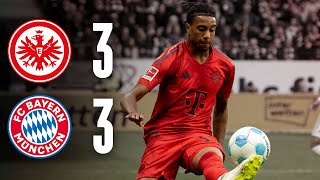 6goal spectacle ends in draw  Eintracht Frankfurt vs FC Bayern 33  Highlights amp Interviews [upl. by Rizzi]