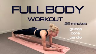 25min Full Body Workout No equipment low impact Core Squats Balance Challenges [upl. by Martreb934]