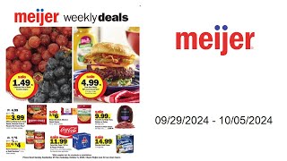 Meijer Weekly Ad US  09292024  10052024 [upl. by Godart630]