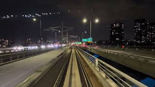 REM Montreal  Brossard to Gare Central  Cab view [upl. by Herzen]