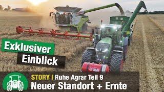 Ruhe Agrar Teil 9 Getreideernte und Ackerbau  Parmen amp Beenz  Neuheiten von Claas Fendt u Vredo [upl. by Beaudoin]