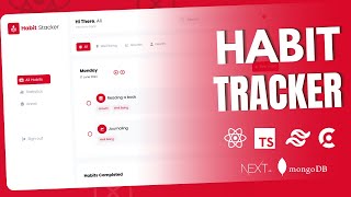 Full Stack Habit Tracker App With React Next Js Tailwind CSS and Mongo DB [upl. by Sanfourd97]