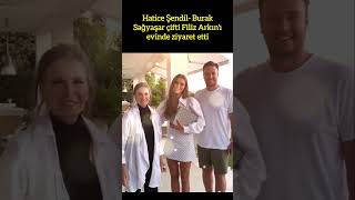 HATİCE ŞENDİL VE BURAK SAĞYAŞARDAN FİLİZ AKINA ZİYARET [upl. by Seitz]