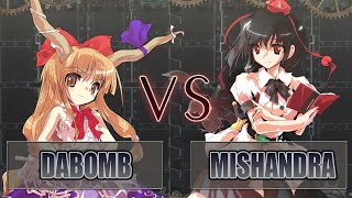 Hisoutensoku Dabomb Suika vs Mishandra Aya FT3  High Level Gameplay [upl. by Idroj]