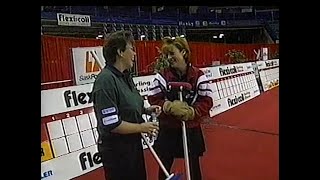 1997 FlexiCoil Curling Classic Womens Semifinal  Schmirler vs Bodogh Law vs Kleibrink [upl. by Joachim]