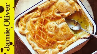 Jamies Quick Chicken amp Mushroom Pie [upl. by Phelia150]