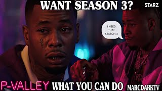 PVALLEY SEASON 3 WHAT YOU CAN DO TO HELP GET IT [upl. by Oakman]