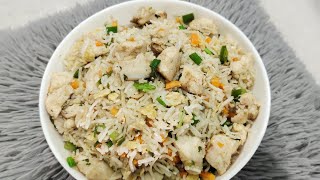 రెస్టారెంట్ స్టైల్ చికెన్ ఫ్రైడ్ రైస్ Chicken fried rice recipe telugurestaurant styleeasy tasty [upl. by Ames]