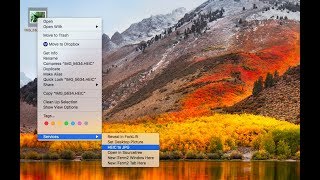 Rightclick Converter from HEIC to JPG on Mac OS X in Context Menu [upl. by Yelrahc228]