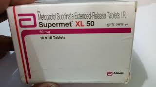 Supermet 50 mg Tablet XL View Uses Side Effects Price in hindi [upl. by Abelard667]