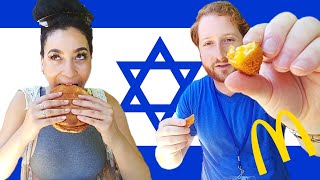 Americans Try Israeli McDonalds [upl. by Aniratak861]