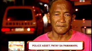 Police asset shot dead in Makati [upl. by Kcirret]