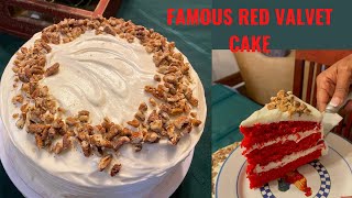 WORLD🌎FAMOUS RED VELVET CAKE🍰EricandTeresa RedVelvetCake RedVelvetCakeRecipe [upl. by Sal88]