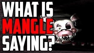 Five Nights at Freddys 2 Mangles Radio Signal Whats It SayingMean [upl. by Hands703]