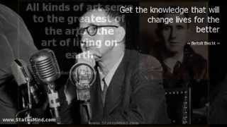 Bertolt Brecht quotes [upl. by Charil]