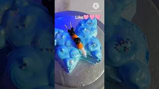 How to make birthaday cakeBirthday cake ideaEasy work on cake 🩷🩷🧙🏻‍♂️ [upl. by Ytak779]