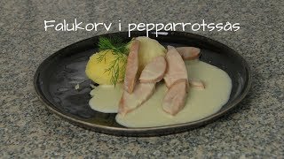 Falukorv i pepparotssås [upl. by Htebilil]