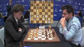 Vladislav Artemiev 2799 vs Levon Aronian 2772  FIDE World Blitz 2023 [upl. by Ecyac381]