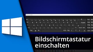 Bildschirmtastatur aktivieren  Windows Bildschirmtastatur ✅ Tutorial [upl. by Sorcim]