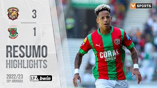 Highlights  Resumo Marítimo 31 Paços de Ferreira Liga 2223 28 [upl. by Ivets]