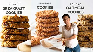 3 Healthy Oatmeal Cookies To Sweeten Your Day [upl. by Maite]