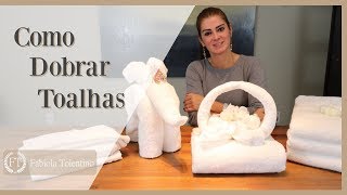 3 DICAS PARA DOBRAR SUAS TOALHAS DE BANHO 🧽😍 [upl. by Cristen]