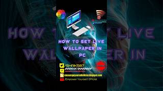 How to Set Live Wallpaper On Pc  Live Wallpaper Pc Me kaise Set Kare trending shortsviral 💻💻 [upl. by Ihcekn]