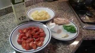 Paccheri con pomodorini del piennolo cicoli e ricotta di pecora [upl. by Ahtelrac]