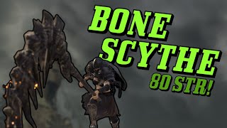 Dark Souls II Bone Scythe 80 STR [upl. by Edelsten]