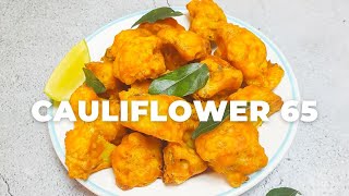 AIR FRYER GOBI 65  CRISPY AND SPICY CAULIFLOWER FRY  Flavours Treat [upl. by Naveb]