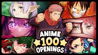 GUESS THE ANIME OPENING VERY EASY  VERY HARD 100 OPENINGS [upl. by Cleopatre]