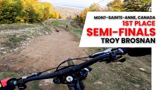 GoPro 1st Place Run from Troy Brosnan  SemiFinals  MontSainteAnne  24 UCI DH MTB World Cup [upl. by Wier223]