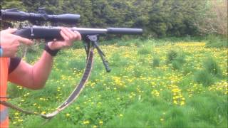 Home made 17 hmr silencer [upl. by Neehsar]